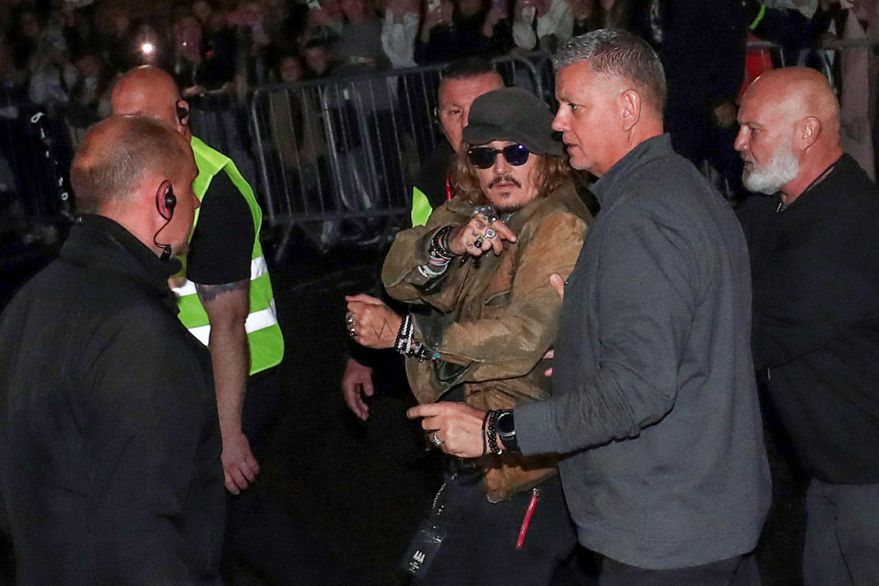 Britain Johnny Depp - Credit: AP