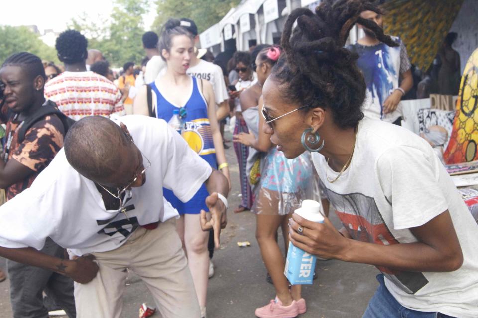 <p>AFROPUNK attendees</p>