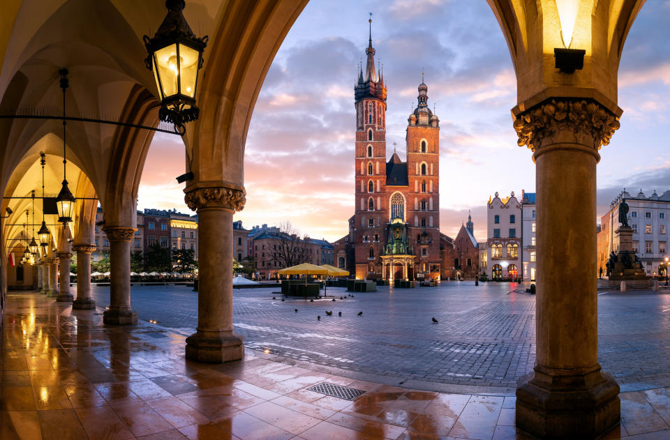St Mary's Basilica in Krakow.