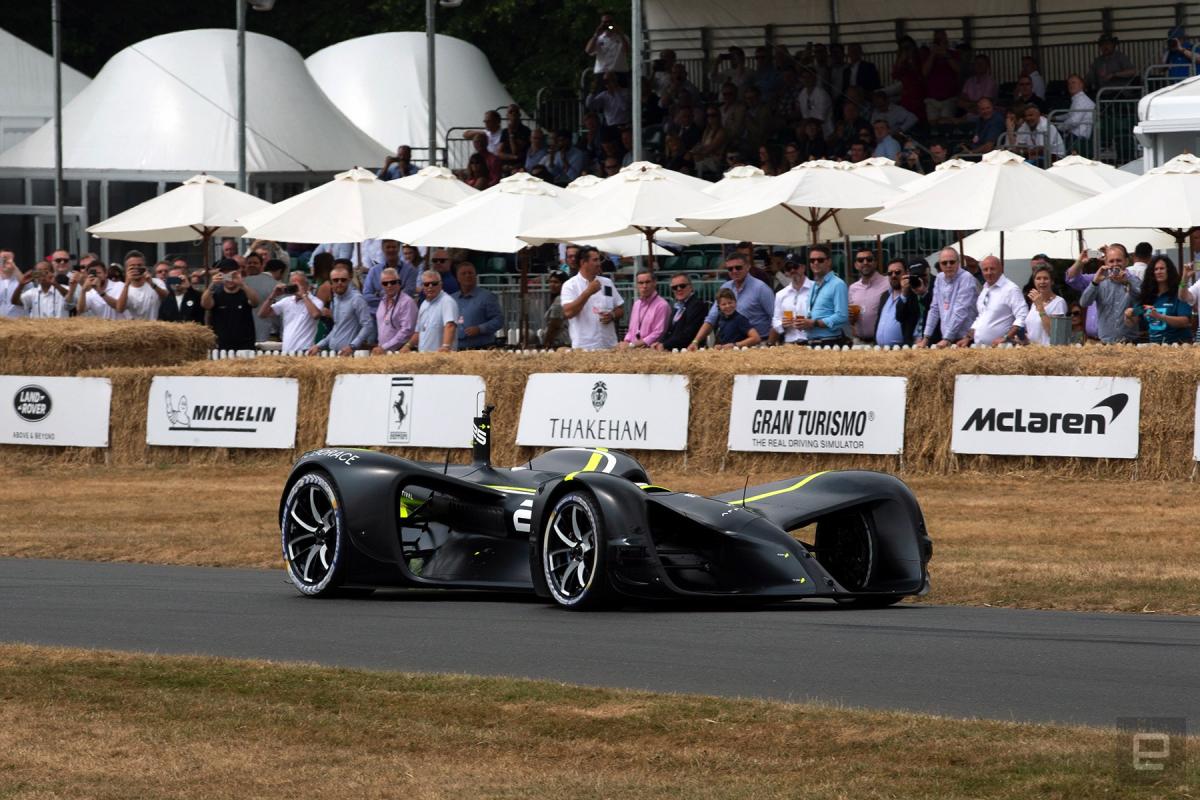 The Roborace's Self-Driving Race Car Is Every Kind of Absurd