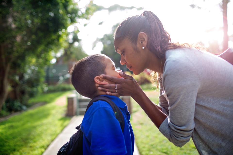 Experts are warning lawnmower parenting could do more harm than good for children [Photo: Getty]