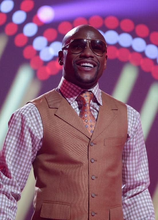 US boxer Floyd Mayweather pictured at the iHeartRadio Music Festival at the MGM Grand Garden Arena in Las Vegas on September 21, 2013