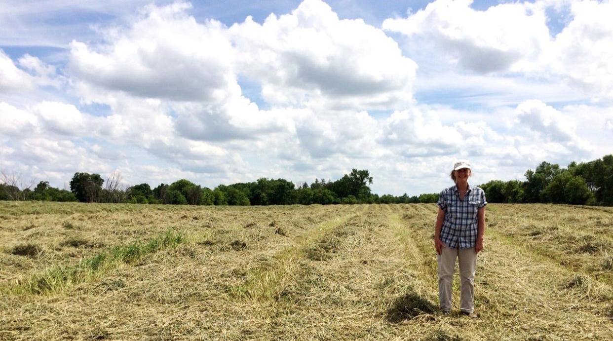 Lisa Doerr grows livestock feed and raises horses on her farm in Laketown, Wis. She chaired the Large Livestock Town Partnership, a local group to research potential problems with concentrated animal feeding operations. “There’s a lot to protect here,” she says.