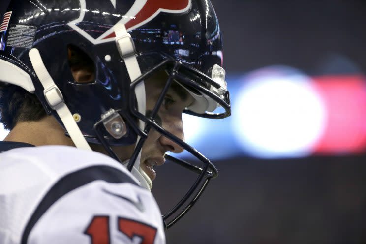 Brock Osweiler seems to be the afterthought in the big trade the Browns swung with the Texans. (AP) 