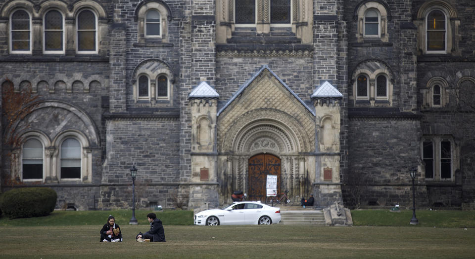 Students have been left in the cold during the coronavirus crisis. (Cole Burston/Bloomberg via Getty Images)