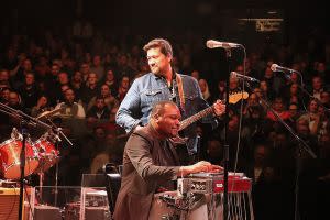 An all-star guitar tribute to the late Jimi Hendrix at the NYCB Theatre in Westbury, Long Island.