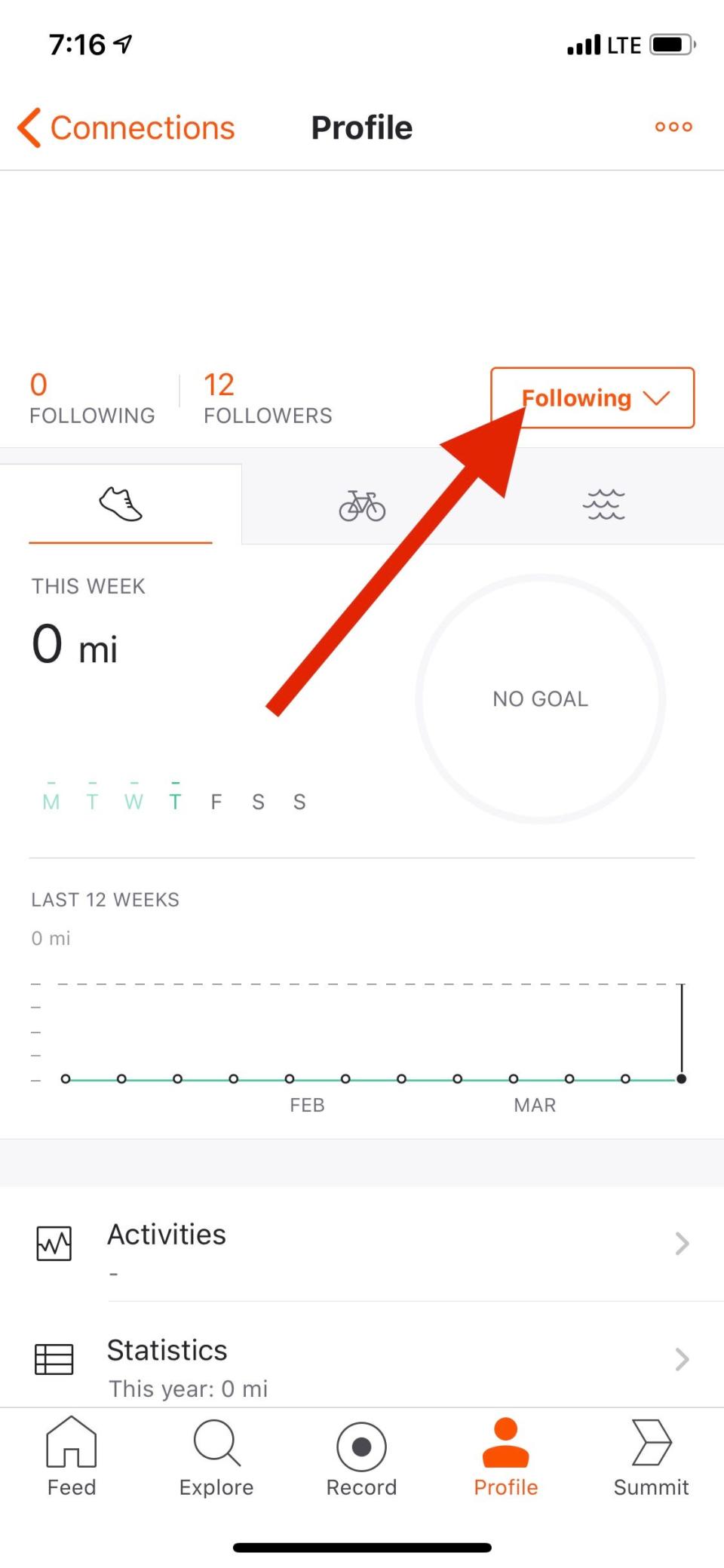 How to unfollow on strava   5