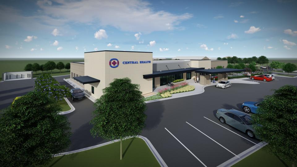 Central Health's Del Valle Health and Wellness Center is expected to open next summer.