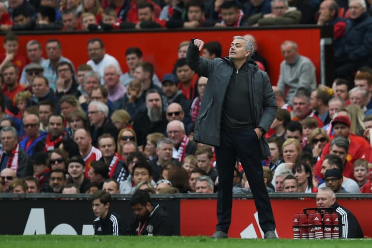 Mourinho has described Manchester United's nine-match April schedule as "not human"