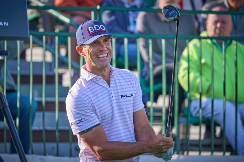 Billy Horschel isn't smiling now about the behavior of fans at the Waste Management Phoenix Open.