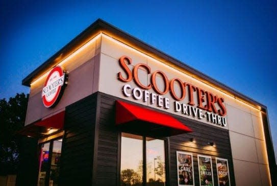 Proposed layout of Scooter's Coffee