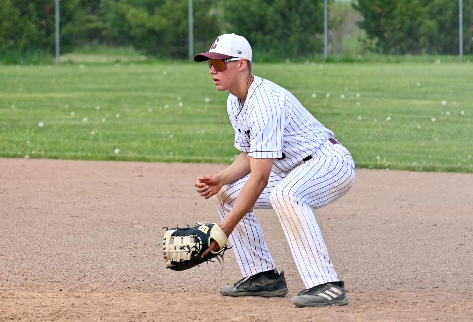 Charlevoix's AJ Speigl kept up a hot stretch to help the Rayders sweep East Jordan Thursday.