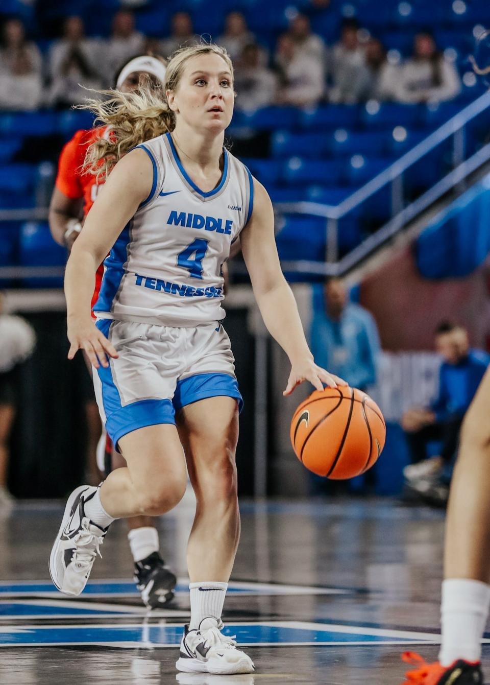 Middle Tennessee State's Savanah Wheeler was named the Conference USA player of the week after the Lady Raiders beat nationally-ranked Louisville.