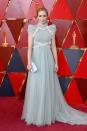 <p>Emily Blunt wears a stunning Schiaparelli Haute Couture dress, Chopard jewelry, Judith Leiber clutch and Sophia Webster shoes.</p>