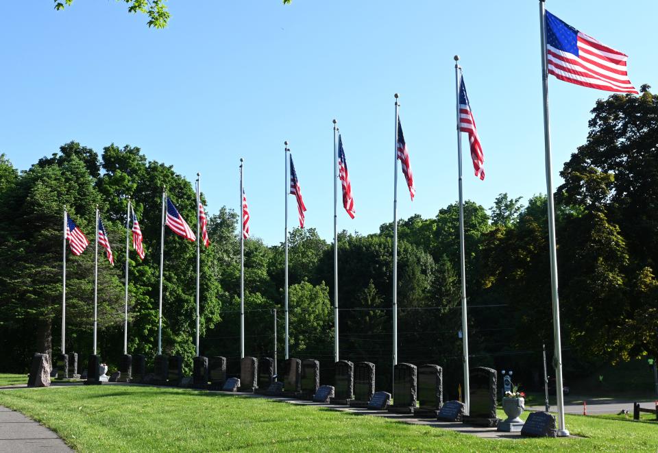 Coldwater will conclude its Memorial Day services at "A Gathering of Flags War Memorial Ceremony" at the south side of Oak Grove Cemetery at 10:30 a.m.