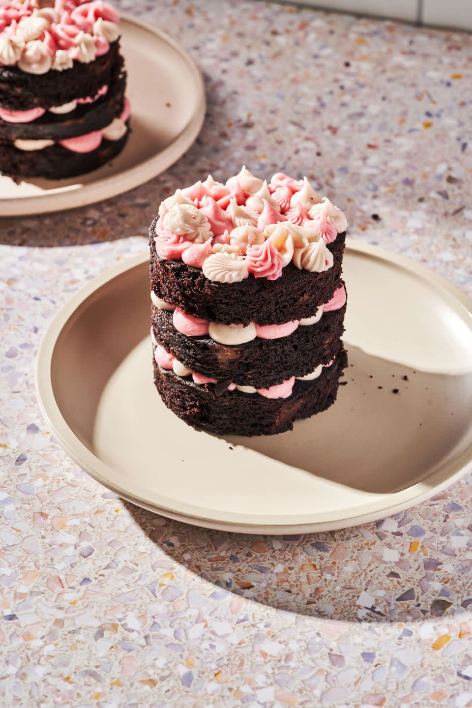 mini chocolate raspberry cake