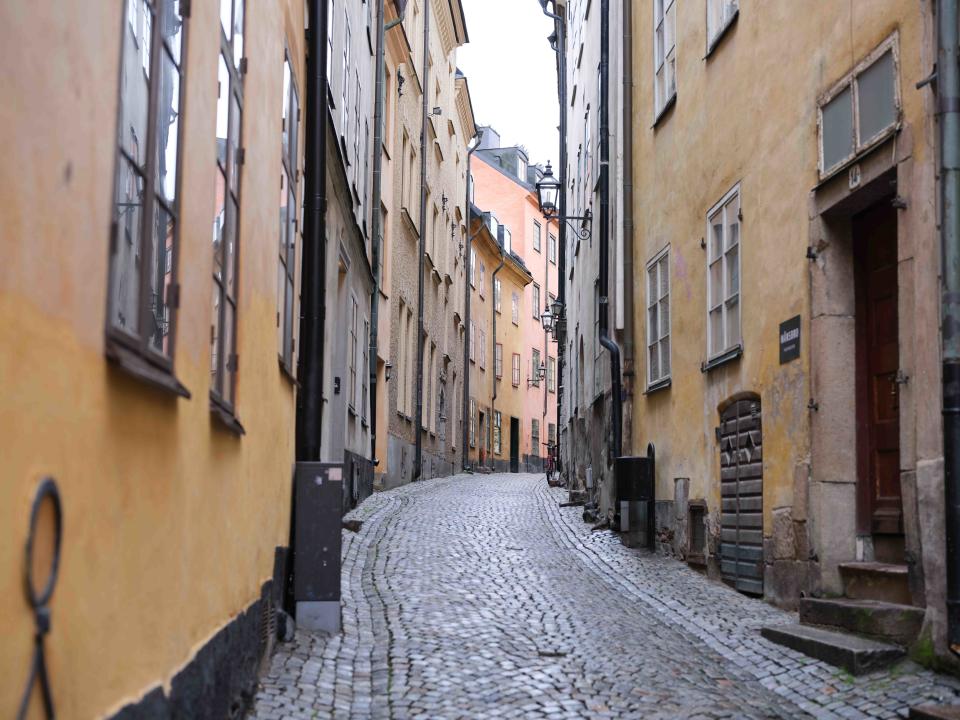 Streets of Stockholm old town