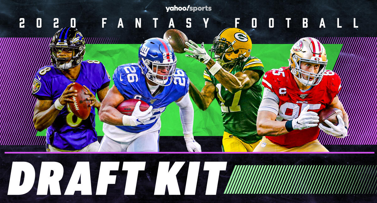 2020 Yahoo Fantasy Football Draft Kit: Let us do all the work so you don't  have to