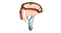 <p>Whether you cycle regularly or just on the odd occasion, this copper and aqua helmet will certainly make sure you’re noticed on the road. <a rel="nofollow noopener" href="https://www.made.com/made-x-bobbin-bike-helmet-copper-with-aqua-strap-2" target="_blank" data-ylk="slk:Shop now.;elm:context_link;itc:0;sec:content-canvas" class="link "><em>Shop now.</em></a> </p>