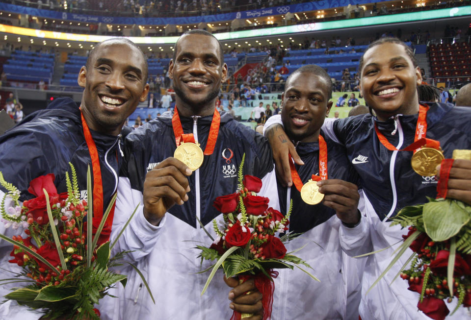 Lebron James helped the U.S. win its first of four consecutive gold medals in 2008. (REUTERS/Lucy Nicholson)