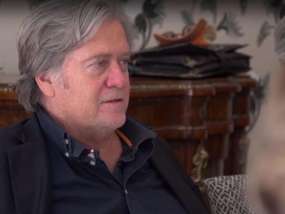 Newly-revealed video footage shows former Donald Trump campaign manager Steve Bannon in London discussing his ties with Boris Johnson.The Tory leadership frontrunner has previously dismissed the idea of an association with the controversial US strategist – who has been trying to build a movement of right-wing populists in Europe after leaving the White House – as “a lefty delusion”.Yet previously unseen documentary footage from July 2018 shows Mr Bannon talking about his contacts with Mr Johnson and explaining how he helped shape the Conservative politician’s resignation speech, in which he stepped down as foreign secretary over the government’s Brexit plan.“I’ve been talking to him all weekend about this speech. We went back and forth over the text,” Mr Bannon is heard saying as he reads a copy of The Daily Telegraph.Asked how he had contacted Mr Johnson, the US strategist replied: “Talked to him initially over the phone then it’s just easier to go back and forth on text. It’s just easier. I’ve been telling him one of my recommendations is that he gave one of the most important political speeches of 2016.”> When I called out @BorisJohnson's links with hard right, white supremacist Steve Bannon in April, Johnson branded it a "Lefty delusion". > > Here is proof on tape. Steve Bannon helped write your resignation speech. You are a pathological liar, unfit to serve.pic.twitter.com/0FHtxykRHT> > — David Lammy (@DavidLammy) > > June 23, 2019“[It] was his closing speech, a three-to-five-minute speech in June 2016, his closing argument on national TV for the Leave campaign,” he added.“And all I was telling him all weekend was just to incorporate those themes. Those same themes. Basically, he was saying that June 23 was independence day for Great Britain. Their independence day being like our July 4.”The video, obtained by the Observer, was filmed by US filmmaker Alison Klayman for a forthcoming documentary on Mr Bannon called The Brink. The trailer for the documentary shows Brexit Party leader Nigel Farage in discussion with Mr Bannon.The new clip shows the US strategist praising Mr Johnson’s book on Churchill and divulging how he established a relationship with the Tory figure shortly after Mr Trump’s presidential victory.“Right after we won Boris flew over. Because their victory was as unexpected as ours. I got to know him quite well in the transition period,” he said.Mr Johnson’s team played down the contact. A spokesman said: “Any suggestion that Boris is colluding with or taking advice from Mr Bannon or Nigel Farage is totally preposterous to the point of conspiracy.”Earlier this year The Independent revealed the links between Mr Bannon’s fledging training academy for right-wing populists, based in Italy, has links with Tory political figures in the UK.The Academy for the Judeo-Christian West’s day-to-day operations are handled by a right-wing think tank called the Dignitatis Humanae Institute (DHI). Benjamin Harnwell set up the DHI while working for Tory MEP Nirj Deva at the European Parliament, before leaving that role to focus on the institute.The video footage of Mr Bannon in Britain comes as Mr Johnson deals with the fall-out from the domestic row that saw the police called out to the home he shares with partner Carrie Symonds.The neighbour who alerted police has defended his actions, saying political leaders must be “held accountable for all of their words, actions and behaviours”.
