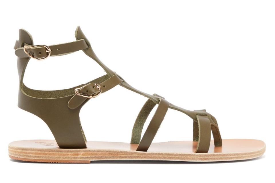 ancient greek sandals, gladiator sandals, spring 2021, spring 2021 trends, 