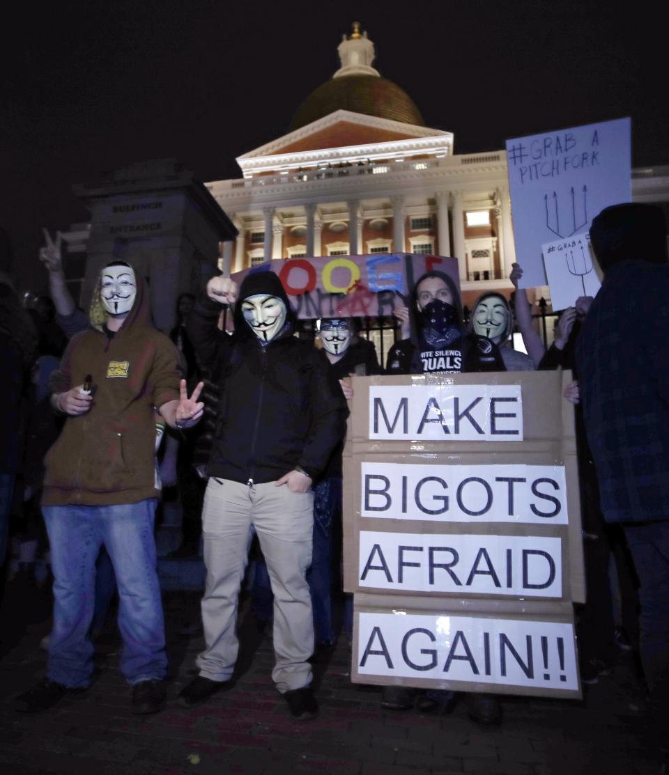 Protests after Donald Trump’s victory