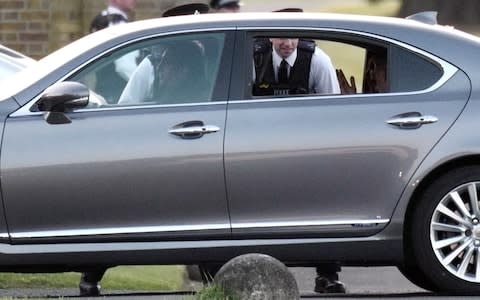 The Clooneys arrive at Frogmore House - Credit: w8media 