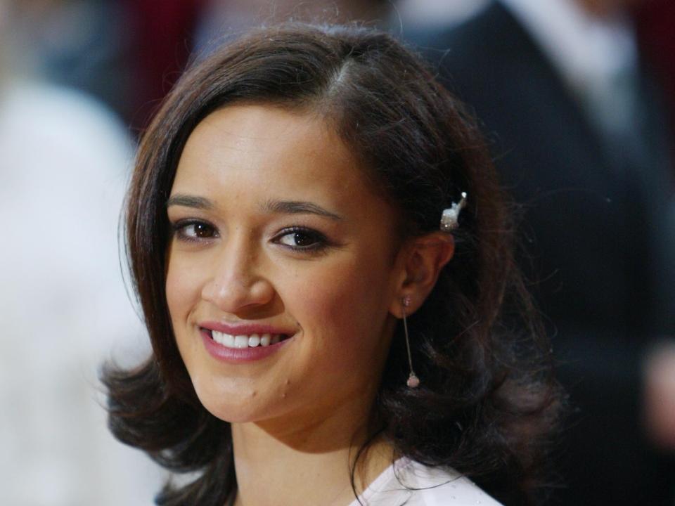 Keisha Castle-Hughes at the 2004 Oscars.