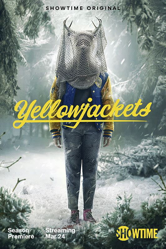 key art for yellowjackets, season 2 photo credit courtesy of showtime