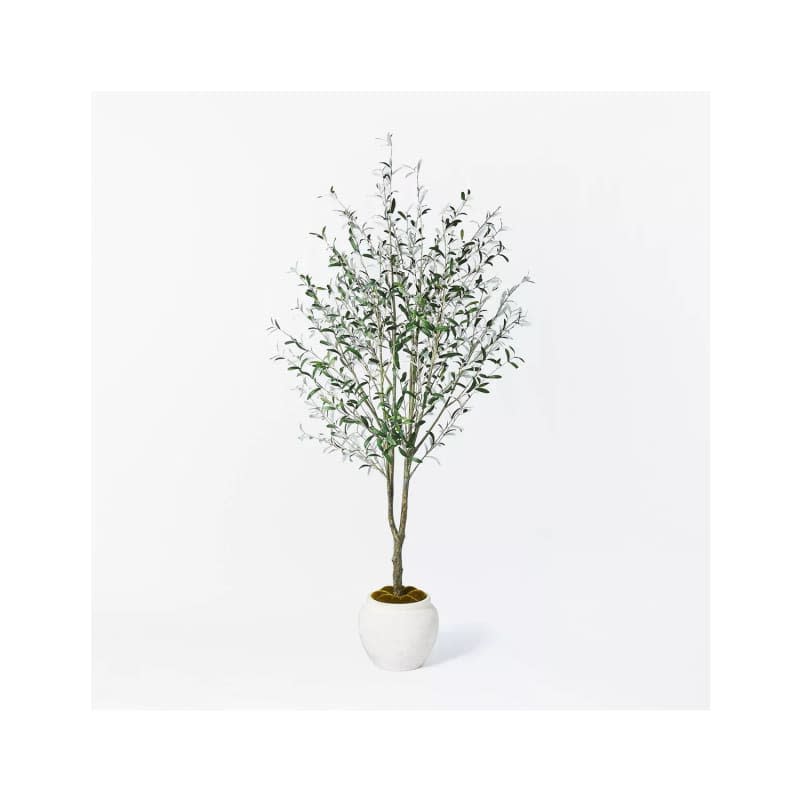 Threshold with Studio McGee 93" Artificial Olive Tree