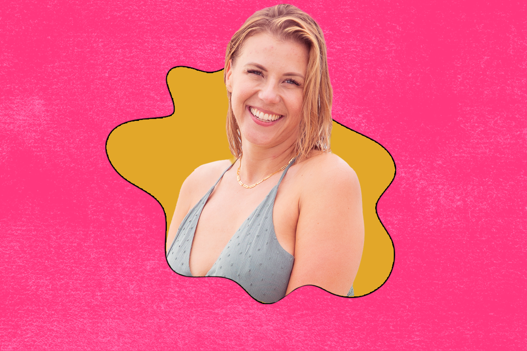 Actress Jodie Sweetin. (Photo illustration: Yahoo News; photo: Getty Images)