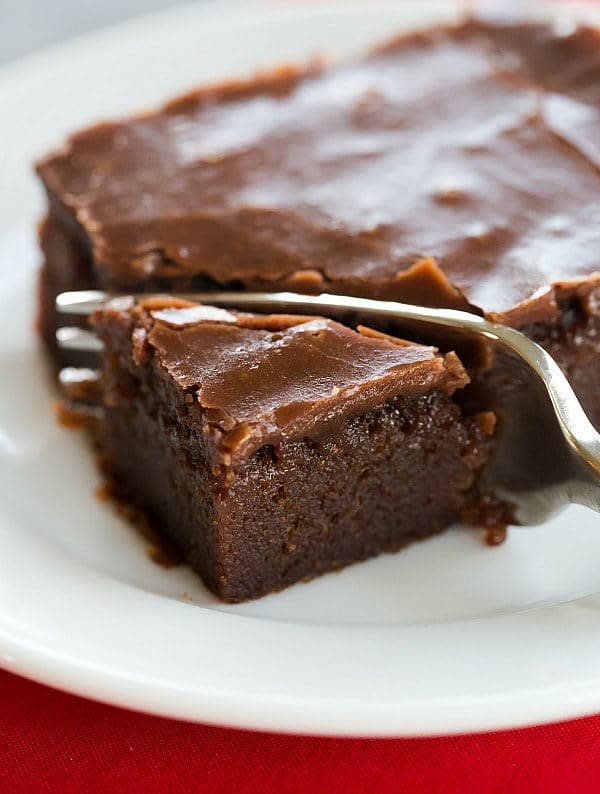 <strong>Get the <a href="https://www.browneyedbaker.com/coca-cola-chocolate-cake/" target="_blank">Coca-Cola Chocolate Cake</a> recipe from Brown Eyed Baker</strong>