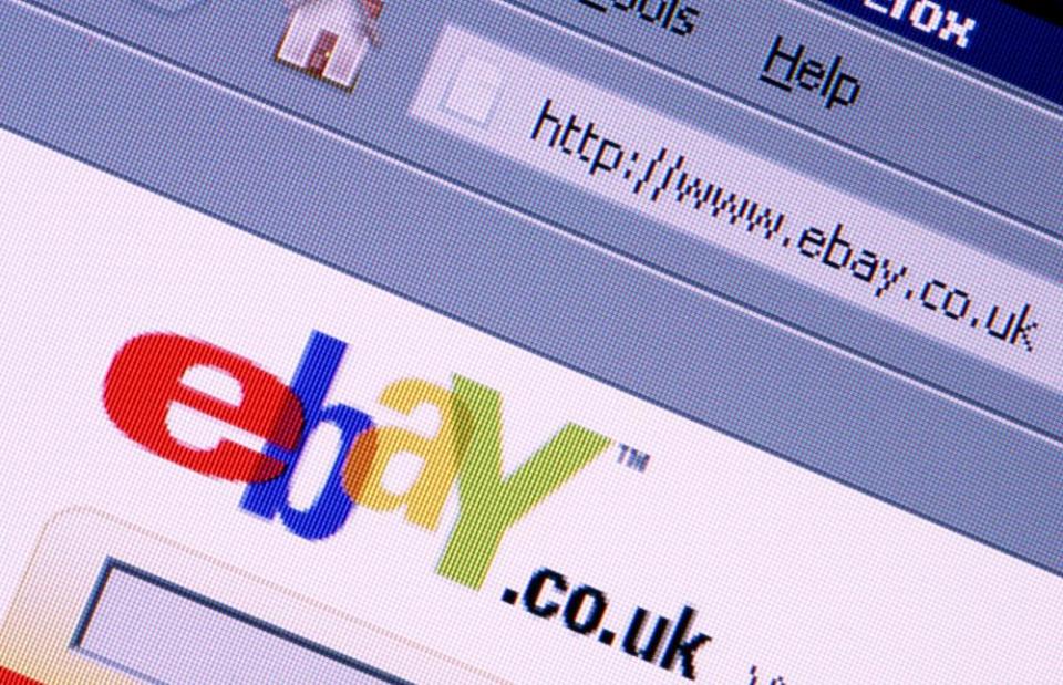 The eBay website