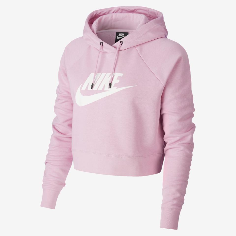 Essential Women's Cropped Hoodie. Image via Nike.