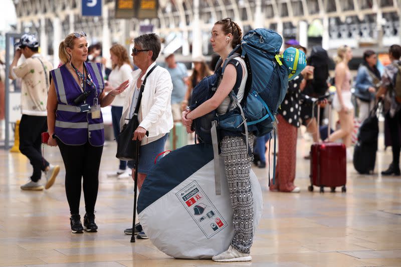 FILE PHOTO: National rail strike In London