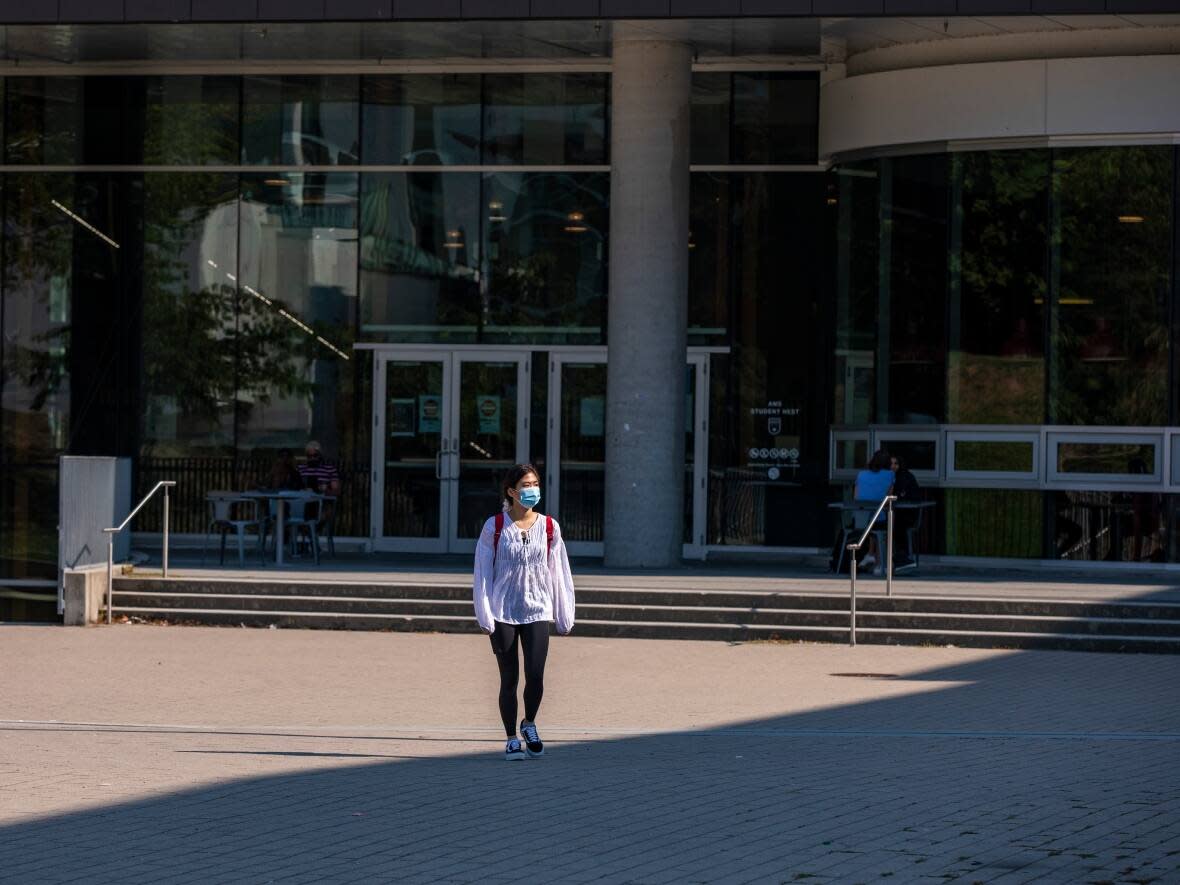 The B.C. university community is asking for more clarity from its administration and the province around rapid testing, COVID exposures and supports for clinically vulnerable students. (Ben Nelms/CBC - image credit)