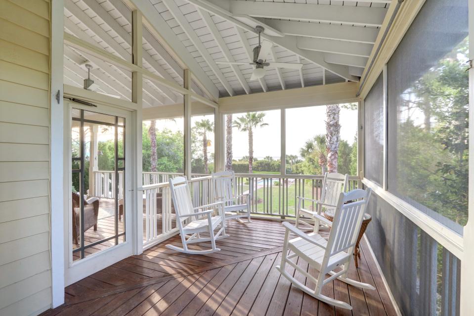 No Southern beach house is complete without a porch.