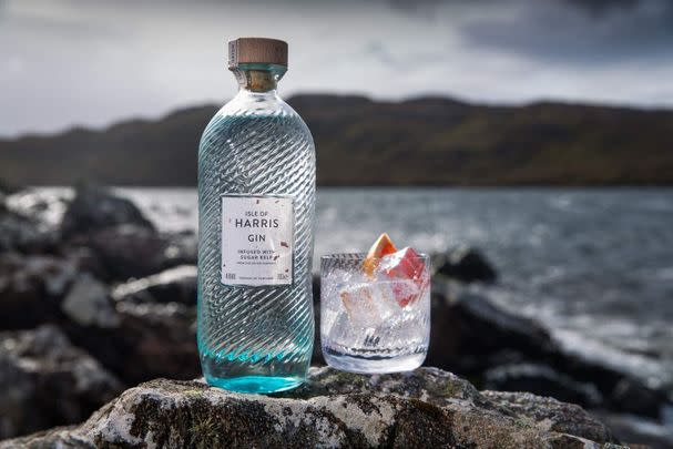 This sugar kelp and seaweed infused gin that comes in a gorgeous bottle