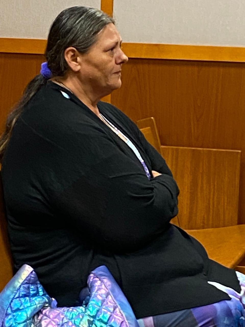 Sara Collins, Joshua McClellan's mother, in court on Friday in Tavares.