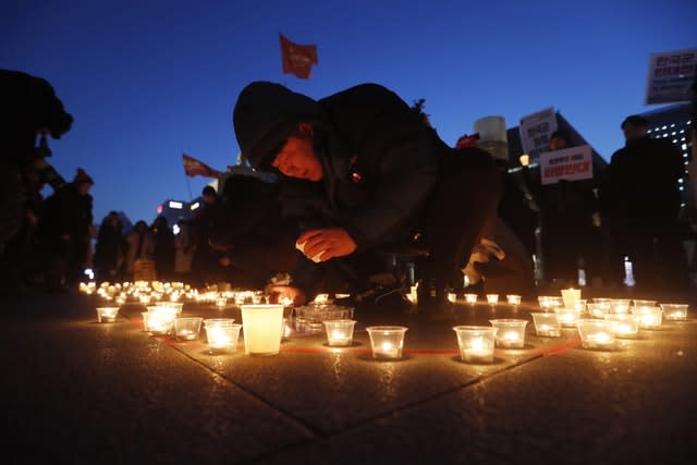 South Korea US Protest