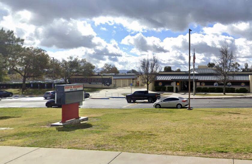 Vista Heights Middle School as seen on Google Maps.