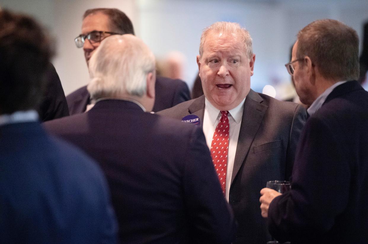 U.S. Rep. Larry Bucshon at the Republican Party's annual Lincoln Day Dinner at the Evansville Country Club March 2, 2023.