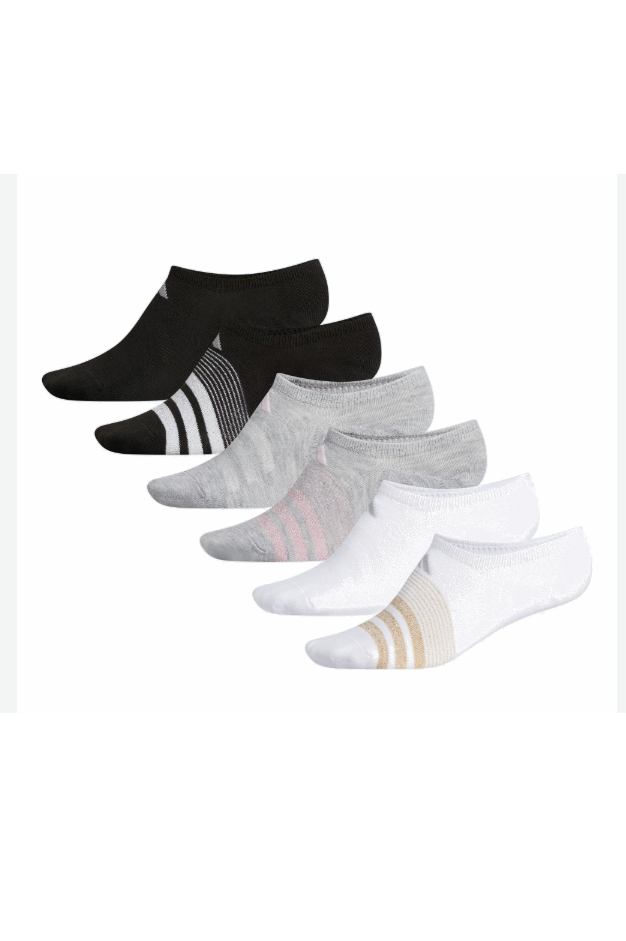 5) Superlite Super-No-Show Socks 6 Pairs