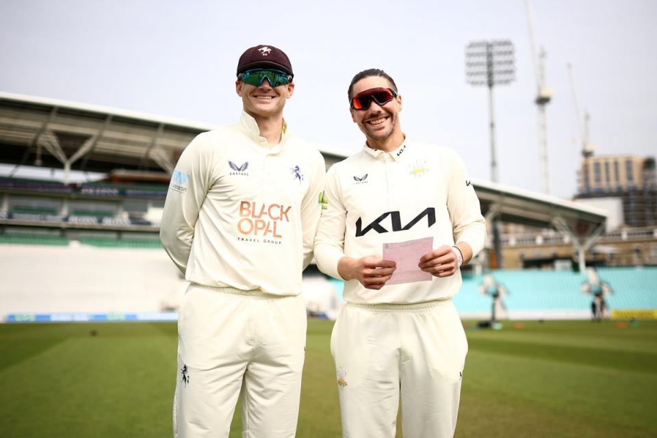 Sam Billings (left) retired from red-ball cricket last year (Getty Images for Surrey CCC)