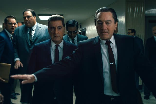 Netflix (Center) Al Pacino and Robert De Niro in 'The Irishman'