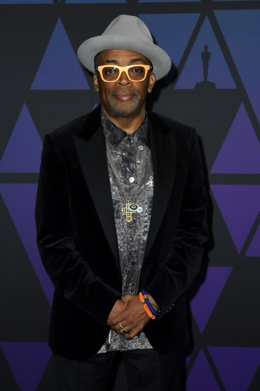 US director Spike Lee -- seen here at the 10th Annual Governors Awards gala in November 2018 -- earned four Globe nominations for "BlacKkKlansman"