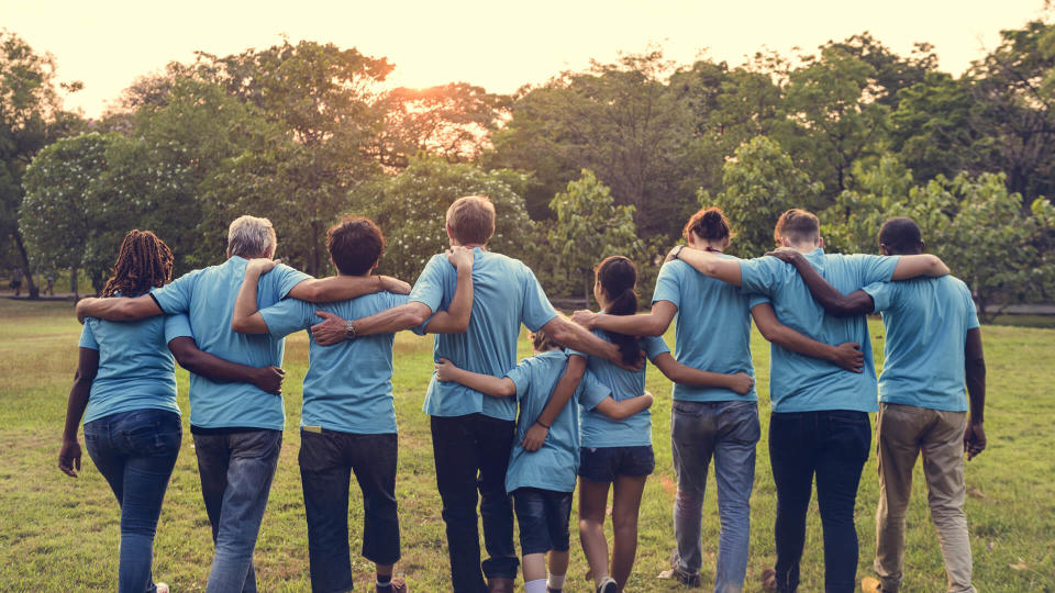 group of volunteers for charity