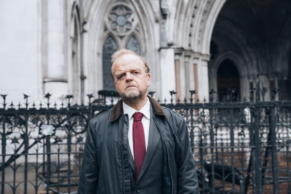 The ITV drama Mr Bates versus the Post Office, starring Toby Jones, has brought the miscarriage of justice into the spotlight (ITV)