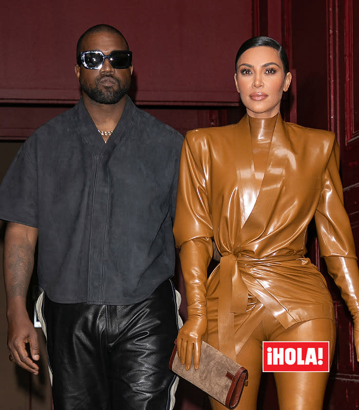 Kayne West y Kim Kardashian